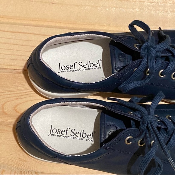 JOSEF SEIBEL • Navy Blue Leather Casual Shoe EU 37 - Picture 6 of 16